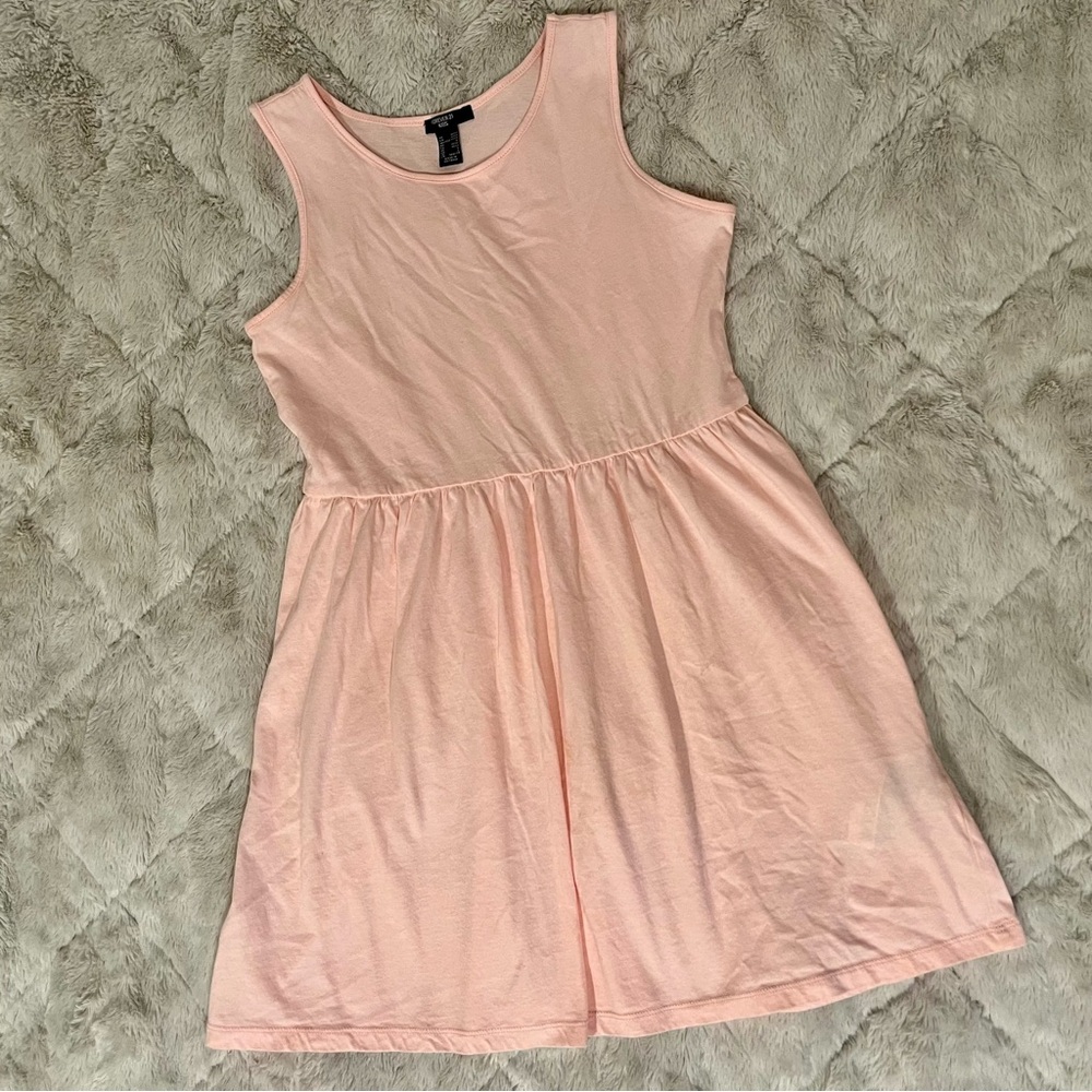 Forever 21 Light Pink Casual Sleeveless Kids Dress Size 11-12